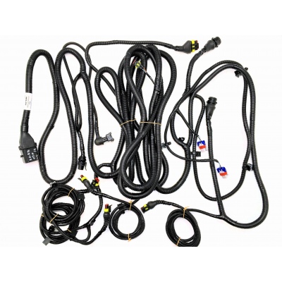 Жгут удлиненный по раме (задний, с подсветк. зад. номера с боку на кузове) дв.EvoTech 2.7 (Эвотех-УМЗ), ГаZель-некст (борт) c 05.2013г.