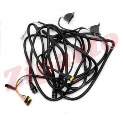 Жгут удлиненный по раме (задний) 3302 (борт) дв.4216 (Газель-бизнес, модифик. 2010г. без боковых габоритах на бортах)