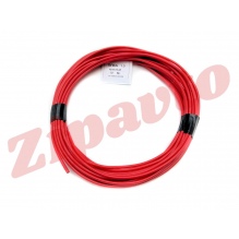 Провод сечением 1,0 кв. мм красный (отрезок 10 м.)