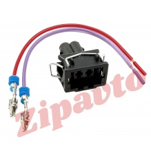 Соединитель проводов (109) разъём церкуляционной помпы БОШ для Вебасто с двумя направляющими