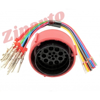 Соединитель проводов (080/2) к перегородке моторн. отсека, со стороны салона (35-ти конт. штырь)